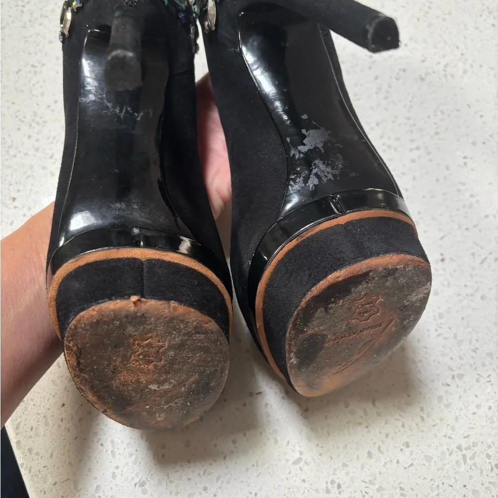 B Brian Atwood Ferranta Jeweled Pumps. Size 6.5